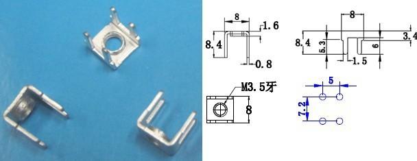 端子 接线端子 焊接端子 PCB板焊接端子