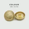 Botones Metálicos en Forma de Hongo con Patrones de Doble Círculo, Botones Decorativos para Suéteres, Abrigos, Gabardinas, Botones de Piel de Alta Gama