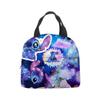 Bolsa de almuerzo con diseño de estrella de Stitch, lonchera de dibujos animados de Stitch para bebé, bolsa de picnic de papel de aluminio, lonchera portátil, bolsa de hielo