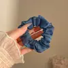 Scrunchie Floral Estilo Pastoral para Mulheres, Prendedor de Cabelo Doce Moda Coreana, Corda de Cabelo de Nicho de Alta Qualidade, Acessório de Cabelo para Rabo de Cavalo Baixo