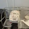 Mochila de Oso con Graffiti de Dibujos Animados Linda Nueva Moda Otoño 2026 Bolso Versátil de Moda Casual Estampado para Niñas
