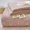Sábana de Clase A Pieza Única Modelo Nuevo 2025 Colcha de Gasa de Doble Capa Dormitorio No Algodón Puro Funda de Almohada Individual Juego de Tres Piezas Cuatro Estaciones 4