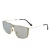 Gafas de Sol Estilo Nuevo Estilo Old Money, Gafas de Metal Personalizadas de Moda Europeas y Americanas, Gafas de Alta Gama Tecnología Cyber