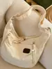 2025 Nova Bolsa Tote de Inverno Feminina Grande Capacidade Mochila de Trabalho Lona Ins Moda Passeio Mochila de Viagem