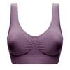 Sutiã para meia-idade e idosas respirável confortável feminino com bojo para ioga corrida sono roupa íntima atacado