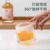 Vaso de agua de estilo japonés, vaso de cristal transparente creativo y popular en Internet, vaso giratorio de descompresión fina para el hogar y la oficina, vaso de vino.