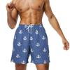 Pantalones Cortos Reductores de Edad para Hombre Verano Casual Sueltos Pantalones de Cinco Puntos para Hombre Moda Versátil de Longitud Media Pantalones de Playa Impresión Digital