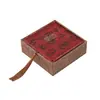 Caja de hilo de lino de superfuente para caja de cuentas de Buda caja de colgante al por mayor caja de colgante caja de anillos empaque de joyería