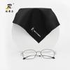Paño de Microfibra para Gafas Personalizado Paño para Limpiar Gafas de Color Puro Empaquetado Individualmente Paño para Limpiar Lentes Aguja Un Lote Negro