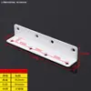 Código de Esquina de Acero Inoxidable Ángulo de Hierro/Soporte para Placa de Estante Soporte en Forma de L Conector Triángulo Pieza de Hierro Soporte de Código de Esquina de Ángulo Recto de 90 Grados