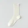 Calcetines de Malla Transpirables de Color Sólido Anti-Pilling, Calcetines Holgados de Puño Abierto, Delgados y Calados, para Primavera y Verano, Postparto, Cómodos, sin Costuras, de Media Pantorrilla