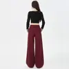 ¡OOTD del día 24!Moda y Versatilidad Estilo Maillard|Jeans Rectos Sueltos Adelgazantes de Pierna Ancha Estilo Americano para Otoño e Invierno