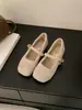 Zapatos peludos de suela plana con correa de una sola hebilla, zapatos de una sola pieza para mujer, estilo nuevo Otoño/Invierno 2026, suela suave, estilo hada de noche, zapatos de algodón con felpa añadida para mujer