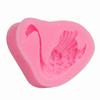 Molde de Cisne Estéreo 3D para Pastel DIY de Silicona Flip Herramientas para Hornear Azúcar Chocolate Molde de Gelatina