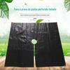 Filme Mulch de Plantio de Furo Único 60X60 Personalizado Pe Medicina Herbal Chinesa para Árvores Frutíferas, Controle de Ervas Daninhas, Isolamento, Filme Agrícola Preto, Filme de Baixa Transmitância de Luz