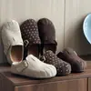 YEYE estilo coreano retrô casual poá slip-on feminino outono inicial nova pata de gato simples metal versátil chinelos