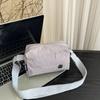 Bolso Pequeño Ligero para Hombro para Mujer, Nueva Moda, Estilo Horizontal Versátil, Bolso Pequeño de un Solo Hombro, Bolso Cuadrado Pequeño de Color Sólido para Viajes y Desplazamientos