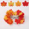 Cadena de Luces de Hoja de Arce LED Cadena de Luces Popular de Hojas Artificiales Decoración Navideña de Halloween para Patio Cadena de Luces Farolillos Pequeños