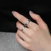 Internet Celebridade ins Estilo frio Retro Roman Numerals Anel Nicho Design para homens e mulheres Anel Anel Anel Cauda Anel