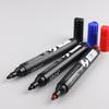 Marcador Tinta de Gran Capacidad Marcador Base Aceite Secado Rápido Inalterable Marcador para Logística Negro Rojo Azul Tricolor