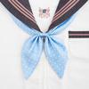 Elegante Bolinhas Nó de Peixe Dourado Sem Laço Gola de Marinheiro Floral Uniforme Versátil Fofo Novo Gravata Borboleta