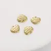 Collar con colgante de amor de letras de encaje de cobre chapado en oro de 14 quilates, aretes hechos a mano, accesorios de joyería de color dorado para bricolaje