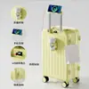 Mala de Viagem Novo Estilo Mala de Rodinhas Pequena Feminina Fresca Caixa com Senha Roda Universal Estudante Grande Capacidade Mala Forte e Durável