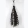 Cabelo enrolado automaticamente cabeça de bola de mechas femininas peça única simulação de cabelo natural topo craniano alto fofo artefato cabeça de botão de flor cabelo enrolado sem costura