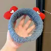 Diadema de Peluche Antideslizante Linda para Lavado de Cara 2026 Nuevo Estilo Diadema para Mujeres Aplicación de Mascarilla Goma para el Pelo Pinza para el Pelo Tocado