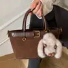 Bolso Retro de Nicho Coreano para Mujer Otoño e Invierno 2025 Nuevo Bolso de Hombro Cruzado de Moda Bolso de Viaje de Alta Gama