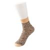 Meias Finas Jacquard para Primavera e Verão para Mulheres, Meias até a Panturrilha para Idosos, Meias de Aço Antiderrapantes para Avós, Meias Curtas Florais Coloridas