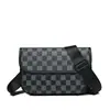 Bolso de Hombro Nuevo 2022 Moda Patrón Tejido Calle Pequeño Bolso Bandolera Casual Coreano Bolso Cruzado de Hombro de Moda para Hombre