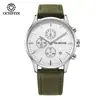 Reloj para Hombre Transfronterizo Marca Augusten Reloj de Moda Multifuncional Cronógrafo Impermeable Reloj de Cuarzo Esfera Grande