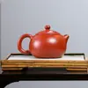 Fábrica Original em Yixing, Bule de Argila Roxa Totalmente Feito à Mão, Bule de Argila Roxa Argila Vermelha de Mina de Carvão Pequena de Minério Original, Bule Xishi Totalmente Feito à Mão