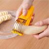 Utensílio de cozinha criativo para cortar frutas Fatiador de banana Produtos para TV Fruit Split