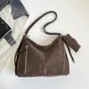 Bolsa Grande Transparente para Mujer 2026 Otoño Nuevo Versátil de Moda de un Solo Hombro Tendencia para el Trabajo Retro Casual Bolso Tote
