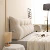 Almohada de Felpa para Cama junto a la Mesita de Noche Almohada Triangular para Cama Respaldo Grande Almohada de Protección Lumbar Respaldo Tatami Bolsa Suave Sencilla Extraíble y Lavable