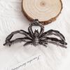 Horquilla de metal con forma de araña para Halloween, estilo nicho femenino, estilo tiburón, estilo frío, grande