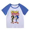 Roupas Infantis Novas, Camisetas de Manga Curta de Verão para Crianças, Camisetas Regata Raglan para Meninos e Meninas, Camisetas de Manga Meia para Bebês, Tops Infantis