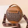 Alto Valor Estético Vintage Verão 2026 Nova Bolsa Coreana Nicho Pequena Redonda de Mão Ombro Único Leve Luxo Transversal Feminina