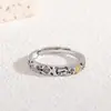 Anillos de Pareja de Gato y Perro de Plata de Ley S925, Anillos para Hombres y Mujeres, Anillos de Nicho de Alta Gama y Lindos, Regalos de Cumpleaños