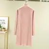 Top base de cuello alto medio para mujer, nueva colección de otoño 2026, corte holgado, adelgazante, de longitud media, camiseta de manga larga