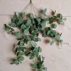 Simulación Nantianthus Simulación Hoja de Campana Decoración de Boda Hoja de Dinero Hogar Floral Arreglo Floral Accesorios Entrada Planta Verde