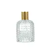 Atacado 30ml Frasco de Perfume Transparente com Tampa Rosca Ponto 100ml Frasco Spray Redondo Plano de Ouriço Frasco Vazio para Cosméticos