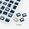 Dongzhou Broca Angular Retangular Broca de Bala de Gelo Broca Tridimensional Imitação de Corte Hua Galvanoplastia a Vácuo Prata Ornamentos para Unhas Acessórios Personalizado