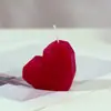 Vela Aromática de Amor para o Dia dos Namorados Presente do Dia dos Namorados Chinês Lembrança de Casamento Vela de Fragrância Criativa Feita à Mão em Formato de Coração