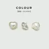 Botones de Corazón de Perla Metálica Botones Pequeños Decorativos en Forma de Corazón Melocotón para Camisa Botones para Camisa Cárdigan Prendas de Punto Chaqueta