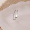 Anillo de diamantes pequeño con giro para mujer, plata de ley S925, sencillo, combinable con todo, con microincrustaciones de circonita Mobius, joyería ligera de lujo.