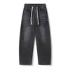 Nuevos Jeans Scythe para Hombre Otoño 2026 Estilo Americano Pantalones de Pierna Ancha Rectos Sueltos Lavados Vintage Pantalones Largos para Hombre