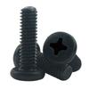 Parafuso para Máquina Cruzado Cabeça Panela Preto Fio Bm Cabeça Redonda Grande Dente Cruzado M4*3.5 Cabeça Grande 8.0 Parafuso de Alta Resistência